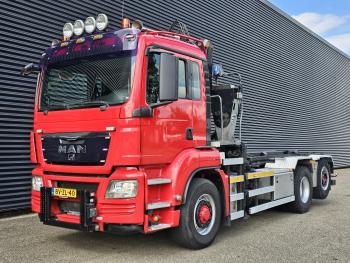TGS 26.400 6x2 / 6x4 / HMF Z KRAAN + CONTAINERSYSTEM